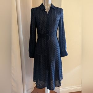 Modcloth black swiss dot dress